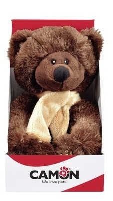 Camon игрушка для собак медведь Taddy Beary плюшевый, коричневый, 25 см