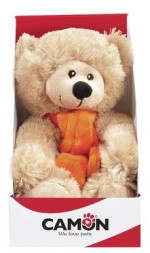 Camon игрушка для собак медведь Taddy Beary плюшевый, коричневый, 25 см