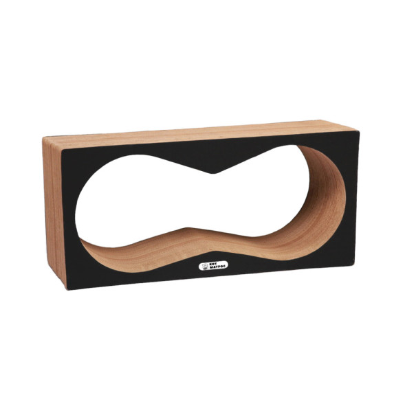 КотМатрос Аквариум когтеточка из картона с картонным ободком, черный - 77 x 37 x 22 см