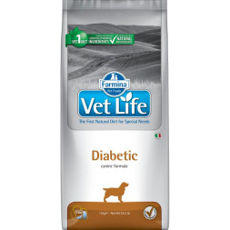 Farmina Vet Life Dog Diabetic сухой корм для взрослых собак с сахарным диабетом - 12 кг