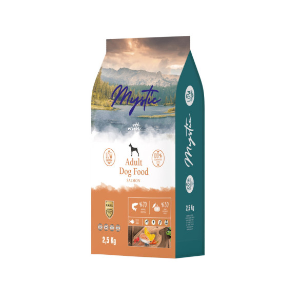 Mystic Adult Dog Food Salmon сухой корм для собак с лососем - 2,5 кг