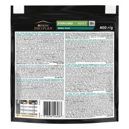 Pro Plan Cat Adult Sterilised сухой корм для стерилизованных кошек с лососем - 400 г