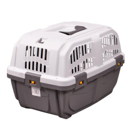 Переноска MPS SKUDO 1 48х31,5х31h см с металлической дверцей и замком серая