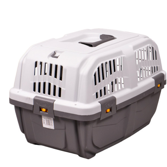 Переноска MPS SKUDO 1 48х31,5х31h см с металлической дверцей и замком серая