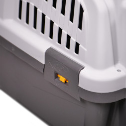 Переноска MPS SKUDO 1 48х31,5х31h см с металлической дверцей и замком серая