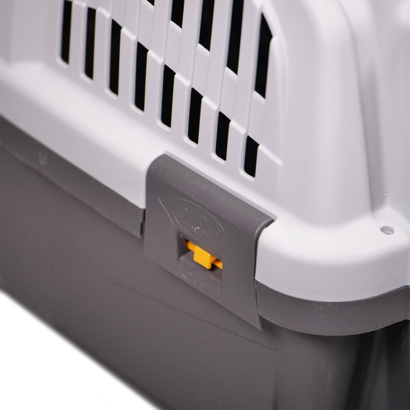 Переноска MPS SKUDO 1 48х31,5х31h см с металлической дверцей и замком серая