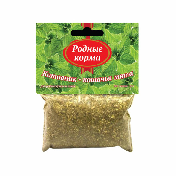 Родные Корма Котовник - кошачья мята - 10 г