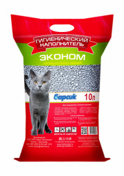 Барсик ЭКОном наполнитель впитывающий глиняный - 10 л
