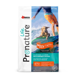 Pronature Life Moov сухой корм для активных собак всех пород, для всех возрастов, с курицей - 340 г