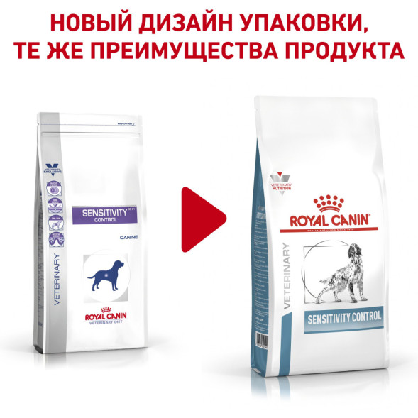 Royal Canin Sensitivity Control SC21 для собак с пищевой аллергией 1.5 кг