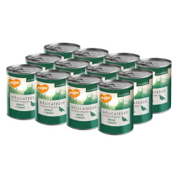 Мнямс Delicatesse Потофё по-провански влажный корм для щенков паштет из перепёлки с тыквой, в консервах - 400 г х 12 шт