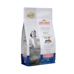Almo Nature сухой корм для щенков средних и крупных пород с морской рыбой (окунь и лещ) - 1,2 кг