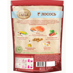 Nature’s Table сухой корм для кошек с лососем - 650 г