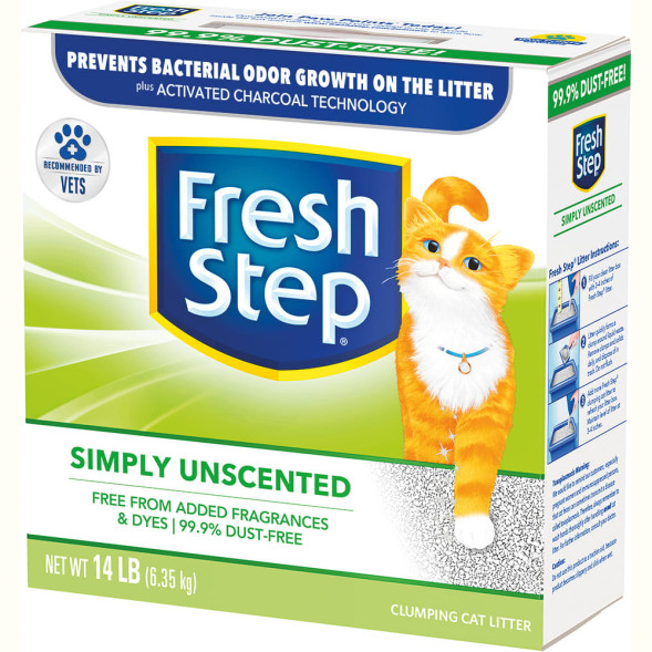 Fresh Step Clumping наполнитель комкующийся без ароматизатора - 6,35 кг