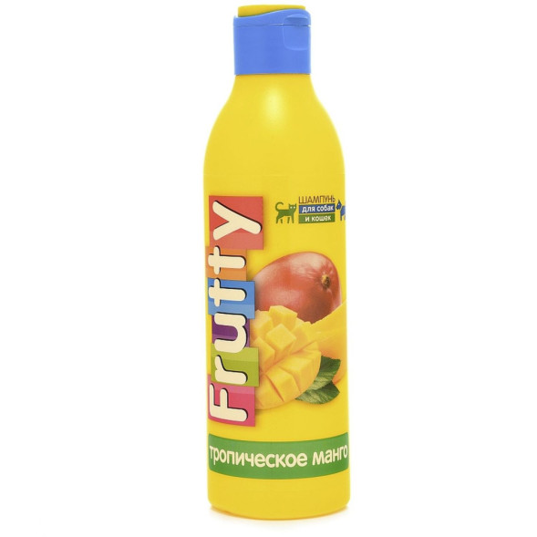 АВЗ Frutty шампунь для кошек и собак тропическое манго - 250 мл