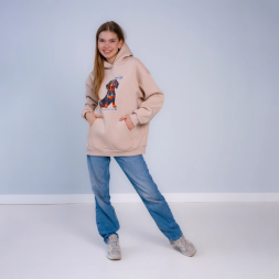 Monge Gift S худи AVALON такса, бежевый