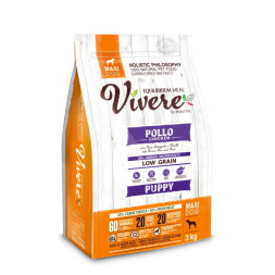 VIVERE сухой корм для щенков крупных пород с курицей - 3 кг