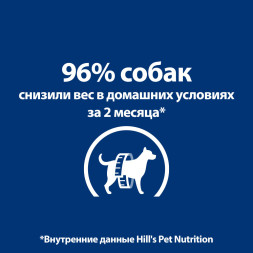 Hills Prescription Diet Metabolic влажный диетический корм для взрослых собак для снижения и контроля веса, с курицей, в консервах - 200 г х 6 шт