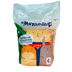 Мяудодыр наполнитель для грызунов, гранулы 4 мм - 1,5 кг (4 л)