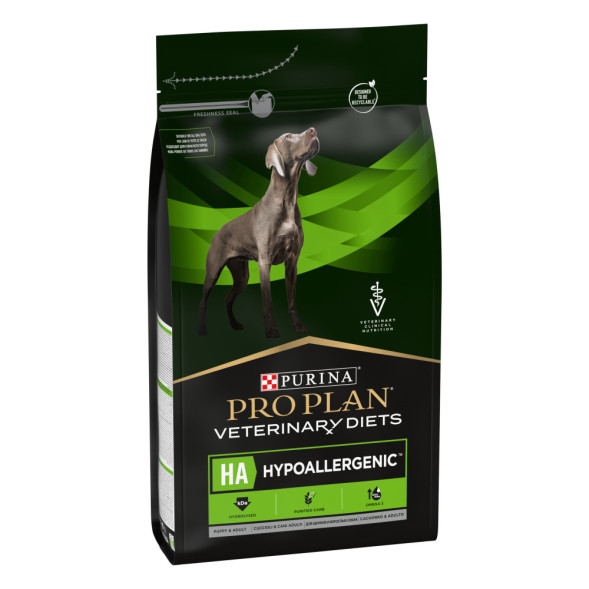 Purina Pro Plan Veterinary diets HA Hypoallergenic сухой корм для взрослых собак при аллергии - 3 кг