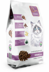 Clan Classic Kittens 36/19 сухой корм для котят с курицей и индейкой - 1,25 кг