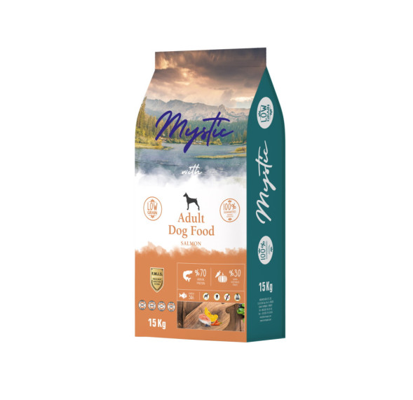 Mystic Adult Dog Food Salmon сухой корм для собак с лососем - 15 кг