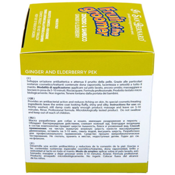 Iv San Bernard Fruit of the Grommer Ginger&amp;amp;Elderbery Восстанавливающая маска с противовоспалительным эффектом 250 мл