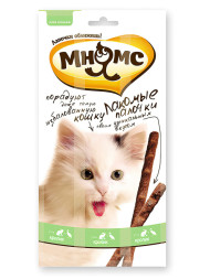 Мнямс лакомые палочки для кошек с уткой и кроликом - 13,5 см 5 г (3 шт)