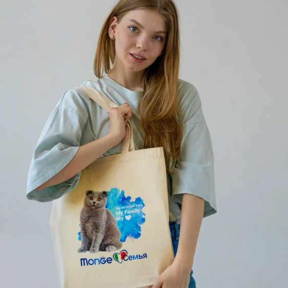 Monge Gift Shop Collection 2023 шоппер Шотландская вислоухая кошка (Скоттиш фолд)