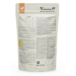 Yummy Linea сухой низкозерновой корм для взрослых собак мелких и миниатюрных пород, с индейкой - 300 г