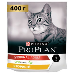 Сухой корм для кошек Pro Plan Original для поддержания здоровья почек с курицей 400 г
