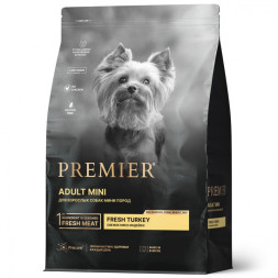 Premier Dog Turkey ADULT Mini (Свежее мясо индейки для собак мелких пород) 3 кг