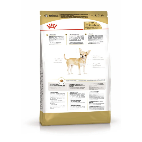 Royal Canin Chihuahua Adult сухой корм для собак породы чихуахуа в возрасте 8 месяцев - 1,5 кг