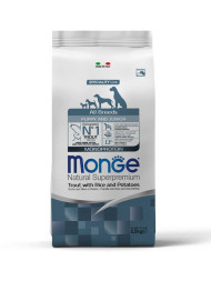 Monge Dog Speciality Line Monoprotein сухой корм для щенков всех пород с форелью, рисом и картофелем - 2,5 кг
