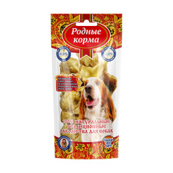 Родные Корма Традиционные лакомство для собак хрустики говяжьи - 80 г