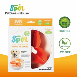 PetDreamHouse SPIN Interactive Feeder Bougainvillea Orange Easy интерактивная система кормления Спин - бугенвиллея, оранжевая - 550 г