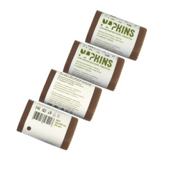 NAPKINS БИОпакеты гигиенические для выгула собак средних и крупных пород, коричневый, 24 см x 36 см - 4 уп х 20 шт