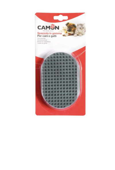 Camon резиновая массажная щетка для собак и кошек
