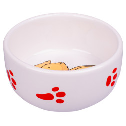 Mr.Kranch миска для грызунов Кролик, 200 мл, белая