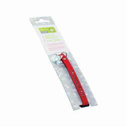 Ошейник Hunter Smart Modern Luxus красный со стразами для кошек, размер 0.021 x 0.044 x 0.23
