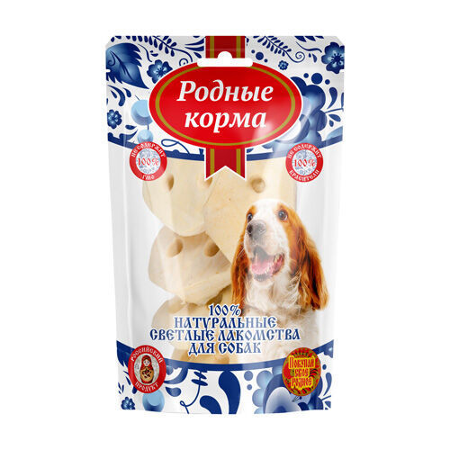 Родные Корма Светлые лакомство для собак пятачок свиной из шкурки - 23 г