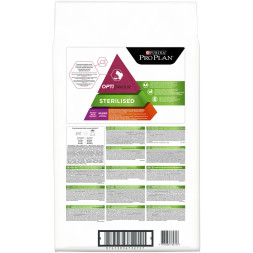Purina Pro Plan Sterilised Adult сухой корм для взрослых стерилизованных кошек, с высоким содержанием утки и печенью - 10 кг