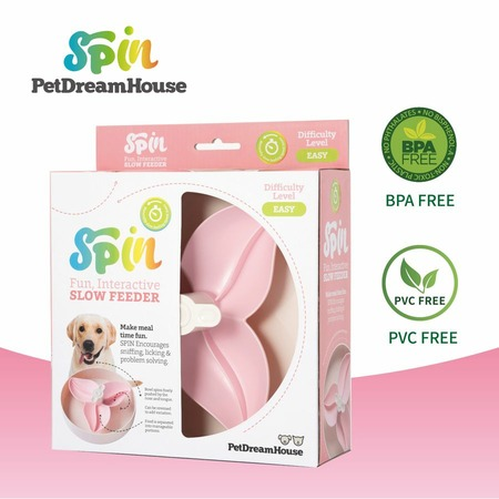 PetDreamHouse SPIN Interactive Feeder Bougainvillea Baby Pink Easy интерактивная система кормления Спин - бугенвиллея, розовая - 550 г