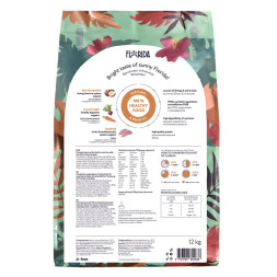 Florida сухой корм для взрослых кошек с чувствительным пищеварением с индейкой и яблоком - 12 кг