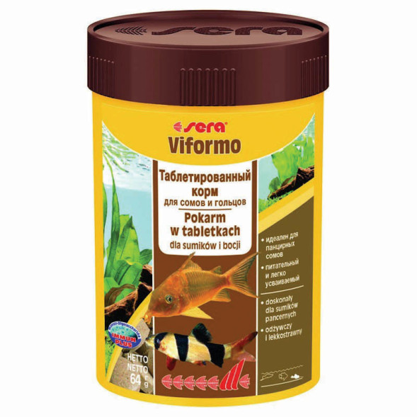 Sera Viformo Корм для сомов и вьюновых рыб - 64 г