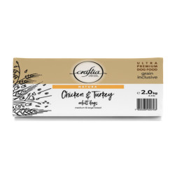 Craftia Natura сухой корм для взрослых собак средних и крупных пород с курицей и индейкой - 2 кг