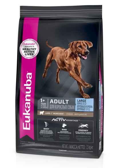 Сухой корм Eukanuba Adult Large Breed для собак крупных пород с курицей - 3 кг