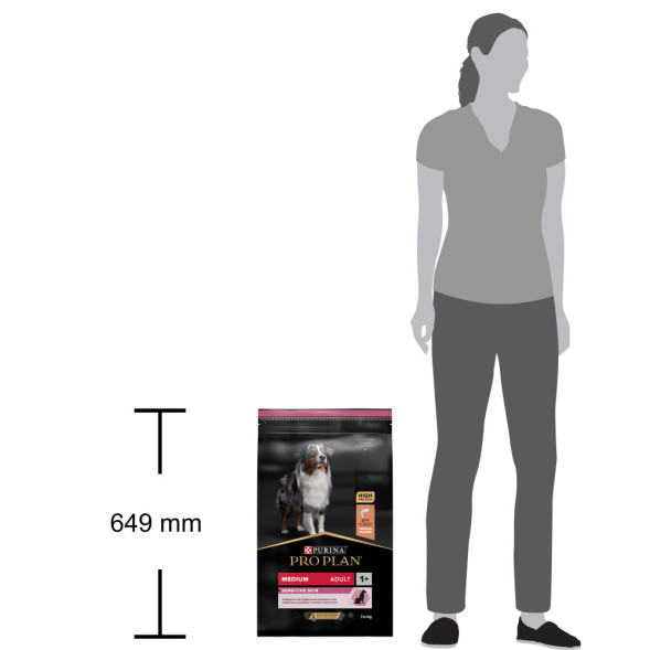 Pro Plan Medium Sensitive Skin сухой корм для взрослых собак средних пород с чувствительной кожей с лососем и рисом - 7 кг