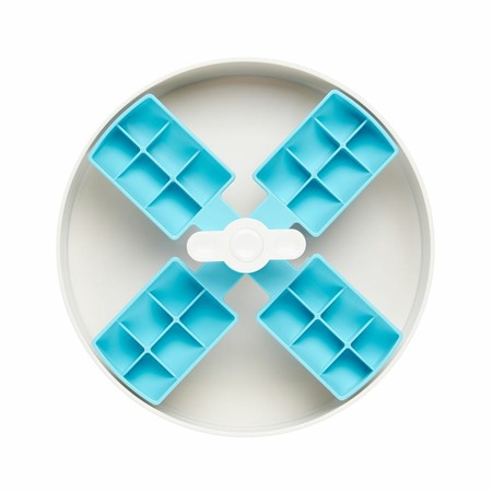 PetDreamHouse SPIN Interactive Feeder Windmill Blue Easy интерактивная система кормления Спин - ветряная мельница - 600 г