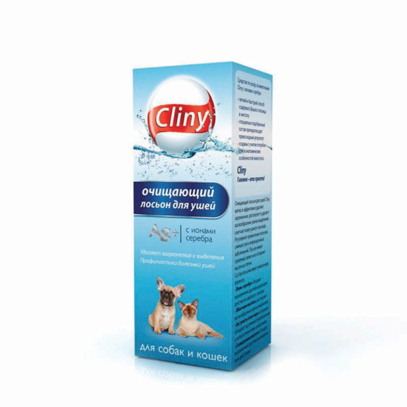 Cliny лосьон для ушей для кошек и собак - 50 мл